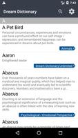 Dream Dictionary Affiche