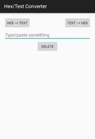 Hex/Text Converter syot layar 1