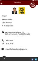 برنامه‌نما Senado México para Celulares عکس از صفحه