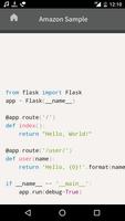 Python Flask Affiche