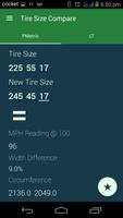 Tire Size Calculator LT الملصق