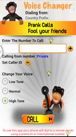 Call Voice Changer-Prank Call الملصق