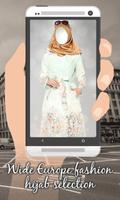 European Fashion Hijab Montage ảnh chụp màn hình 2