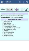 Kolkata Bus Info تصوير الشاشة 1