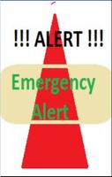 Emergency SMS Alert poster