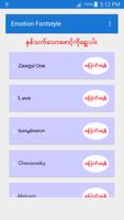 Emotion Fontstyle الملصق