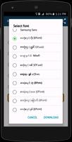 Myanmar Font 2018 Ekran Görüntüsü 2