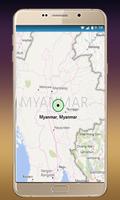 Myanmar Karte Plakat