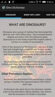 برنامه‌نما Dino Dictionary عکس از صفحه