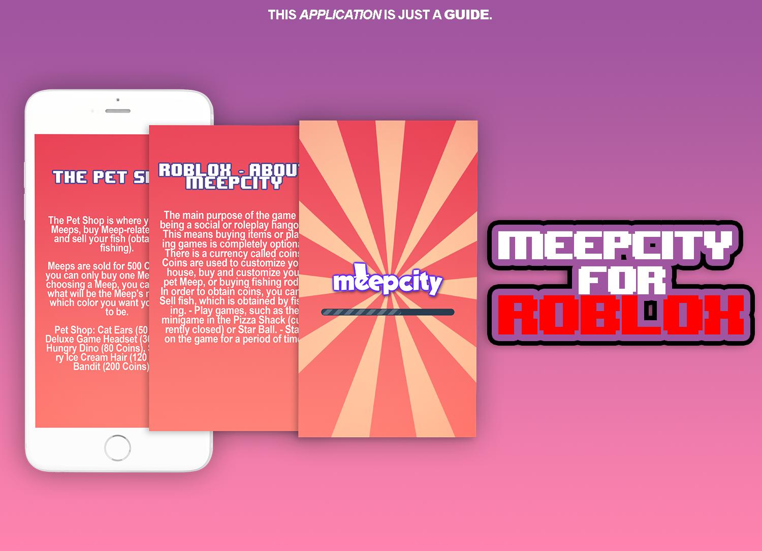 Guide For Meepcity Roblox For Android Apk Download - tips for meepcity roblox 2018 apk app free download for