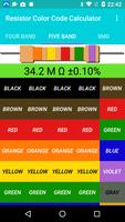 Resistor Color Code Calculator imagem de tela 1