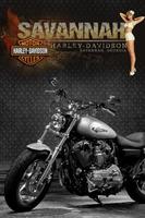 Savannah Harley-Davidson Affiche