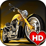 Chopper Bike Wallpaper HD icône