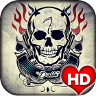 Skull Wallpapers and Backgrounds icône