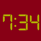 Digital Clock Live Wallpaper أيقونة