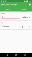 MM Units Converter स्क्रीनशॉट 1