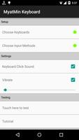Poster MyatMin Key - Myanmar Keyboard