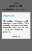 Dosha Quiz - Test Your Body Screenshot 1