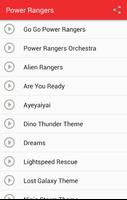 Songs and Lyrics Power Rangers 截图 2