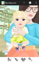 My Baby Sim - childcare game capture d'écran 2