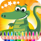 Crocodiles Coloring Book icône