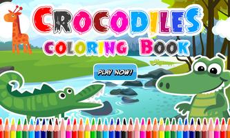 Crocodiles Coloring Book capture d'écran 1