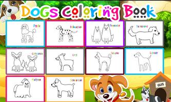 Cães livro para colorir imagem de tela 2