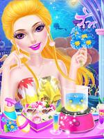 Mermaid Princess Makeup Salon Affiche