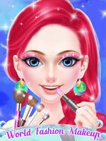 World Fashion Makeup & Dressup capture d'écran 3