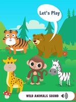 Wild Animals Sound Free Game постер