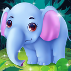 Wild Animals Puzzles For Kids آئیکن