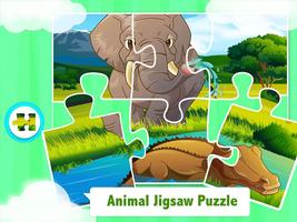 Wild Animals Puzzles For Kids capture d'écran 2