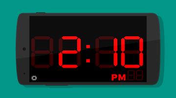 Digital Clock Cartaz