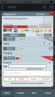 GVois–Vote your opinion & chat تصوير الشاشة 1