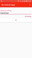 My Apps --  Android Developers Check your apps ảnh chụp màn hình 1