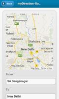 myDirection - Google map API's capture d'écran 2