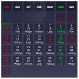 kalender Hijri Pasaran أيقونة