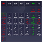kalender Hijri Pasaran ikon