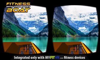 Fitness with Transport Boat VR Affiche
