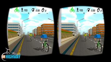 VR Highway Bicycle تصوير الشاشة 1