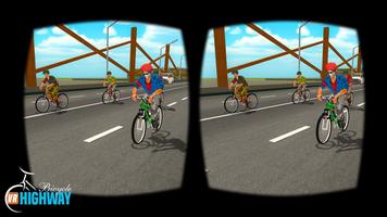 VR Highway Bicycle Ekran Görüntüsü 2