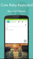 Cute Baby Keyboard capture d'écran 2
