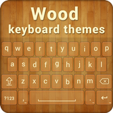 Wood Keyboard Theme أيقونة