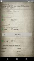 Food and Weight Tracker Lite - تصوير الشاشة 1