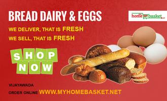 Myhomebasket - online grocery Cartaz
