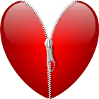 My Heart Zipper Lock Screen Zeichen