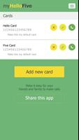 Five Card + Hello Card Dialer - myhellofive ảnh chụp màn hình 2