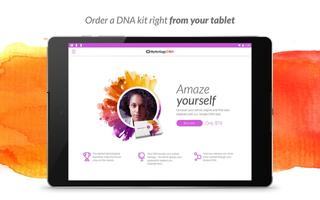 برنامه‌نما MyHeritage DNA عکس از صفحه