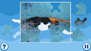 Swimming Guru Puzzle capture d'écran 1