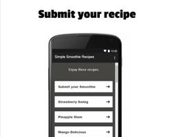 Simple Smoothie Recipes screenshot 1